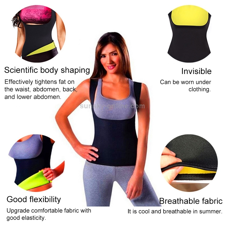 Neoprene Sweat Sauna Hot Body Shapers Vest Waist Trainer Vest
