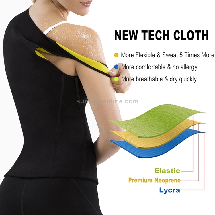 Neoprene Sweat Sauna Hot Body Shapers Vest Waist Trainer Vest