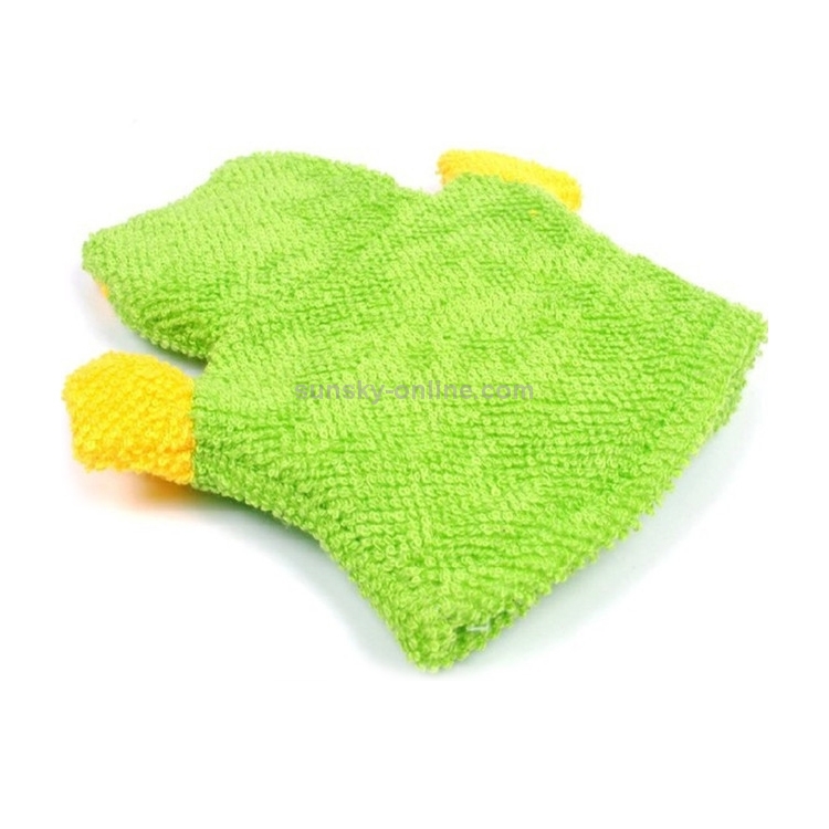 COMMON'H Pet Grooming Gloves - Long Washing Glove Scrubber For Shedding, Bathing, Deshedding, Dog Cat Bath Mitt, Silicone Brush - Purple