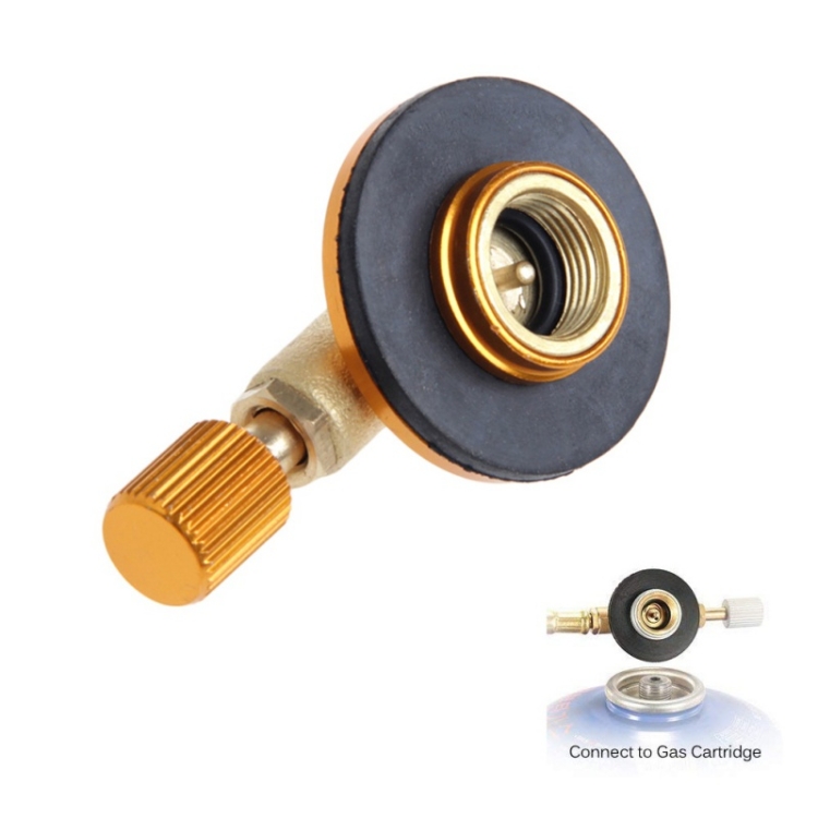 Outdoor Gas Stove Flat Air Valve Pipe Fittings Camping Flat Gas Tank Inflatable Valve - 2