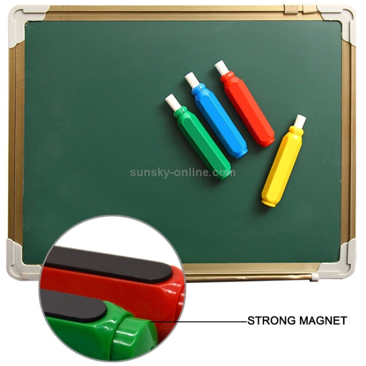 10 PCS Magnetic Chalk Holder Staubfreier Double Spring Chalk Pen