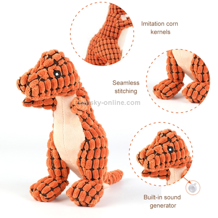 Giocattolo Peluche Per Cani GoDog Just For Me Gators Blu Con Guardia Masticare – Mini - Foto 3