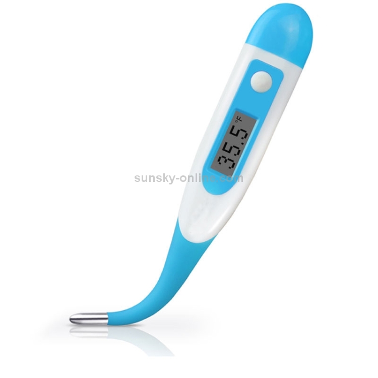 2 PCS LCD Elektronisch digitales Baby Thermometer wasserdichtes  Weichspitzenmedizin Home Thermometer
