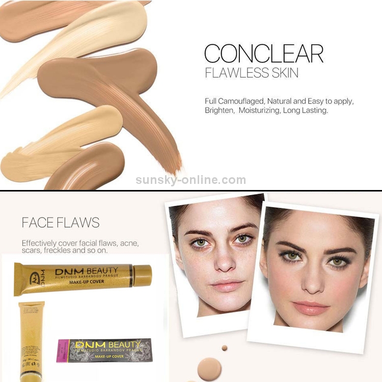 Face Makeup Concealer Waterproof Makeup Foundation Corrector Cover  Concealer Contour Palette Cream Skin Concealer(DDC 221)