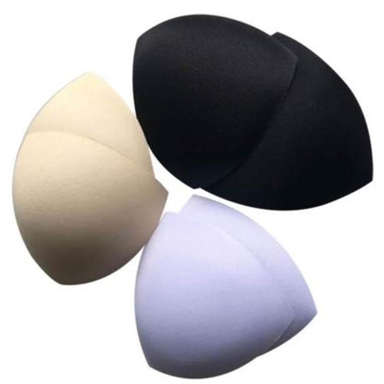 1 Pair Bra Pad Sewing Insert Soft Sponge Cup Removable Padded