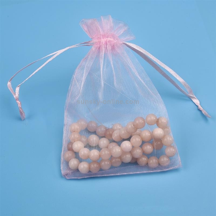 100 PCS Gift Bags Jewelry Organza Bag Wedding Birthday Party