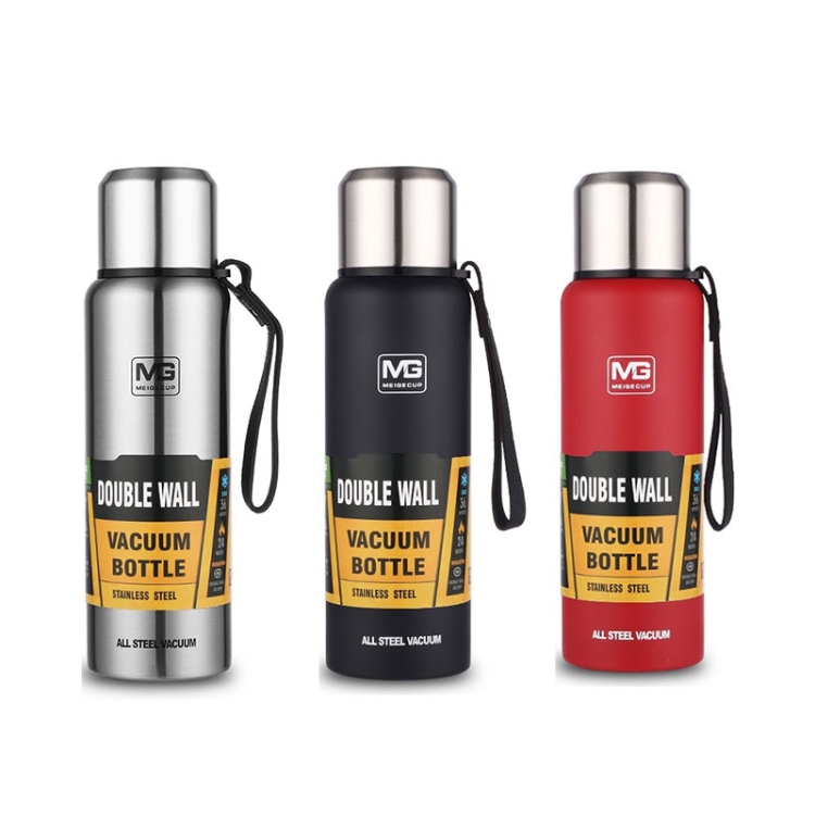 Outdoor Thermos Portable Large Capacity Insulated Cup,  Capacity:500ml(Silver)