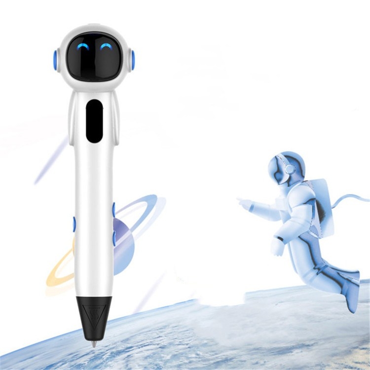 Draw in the air with the silver Nano 3D Printing Pen from 3D&Print