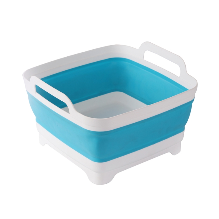 Foldable Drain Basket Fruit Vegetable Container Sink Storage Basin 