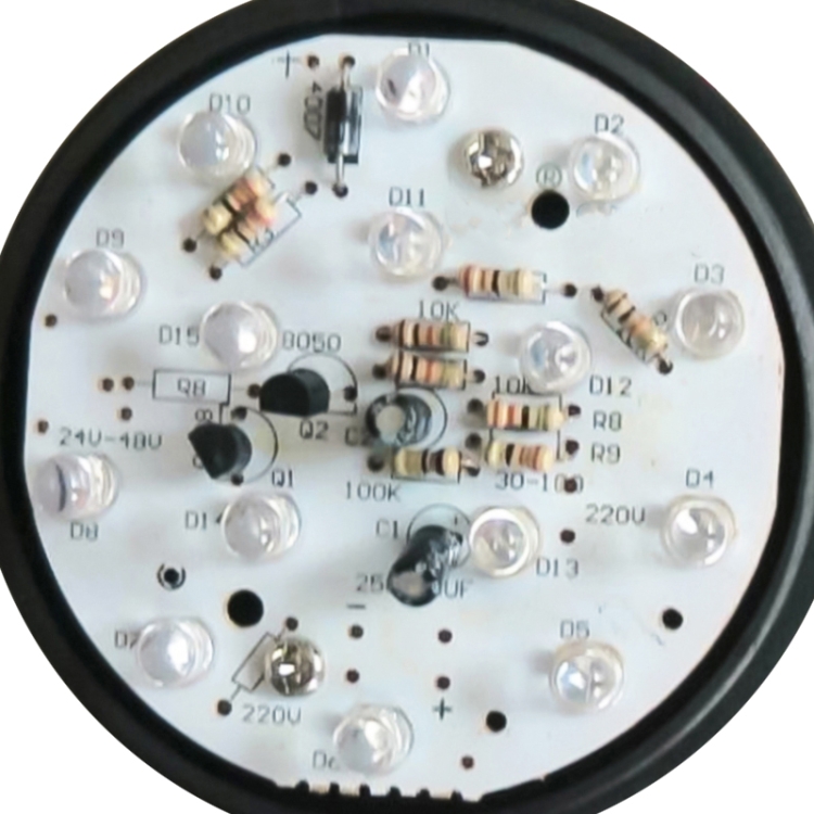 LED-Stroboskop-Warnlicht, das technische Lichter anzeigt, Fehlerlichter,  blinkende Mini-Sicherheitslichter (grün)