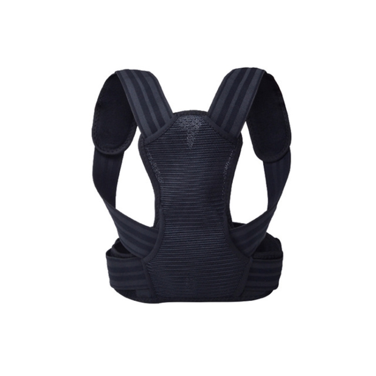 Breathable Stealth Correction Belt Children Humpback Correction Back Fixed  Internal Wear Posture Belt, Size:L(Black), snatcher