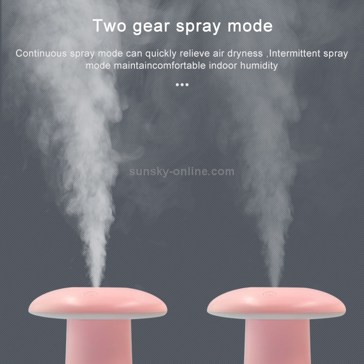 Mushroom Aromatherapy Night Light Bedroom Bedside Sleep Air Humidifier