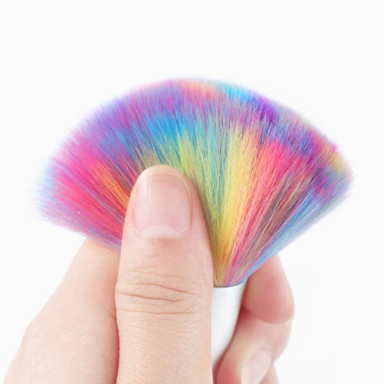 Cepillo de limpieza de uñas suave colorido Herramienta de eliminación de polvo de gel UV acrílico en polvo - 3