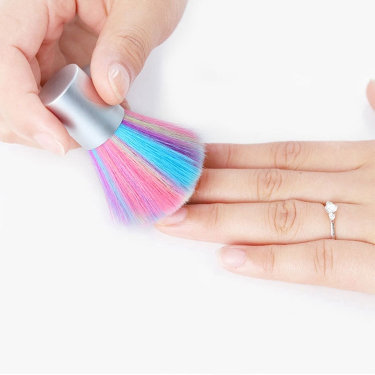 Cepillo de limpieza de uñas suave colorido Herramienta de eliminación de polvo de gel UV acrílico en polvo - 4