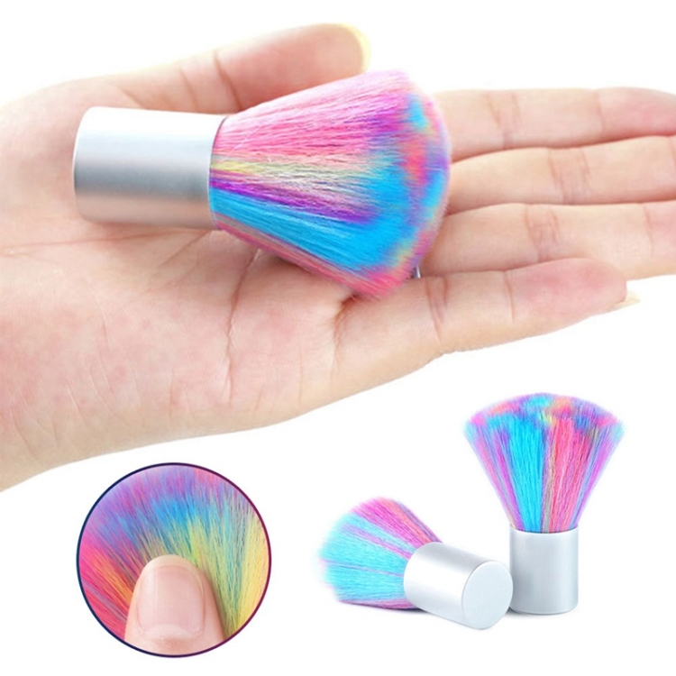 Cepillo de limpieza de uñas suave colorido Herramienta de eliminación de polvo de gel UV acrílico en polvo - 5