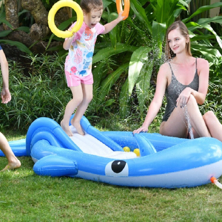 Children Outdoor Inflatable Swimming Pool Toy Pool Slide Pool ...