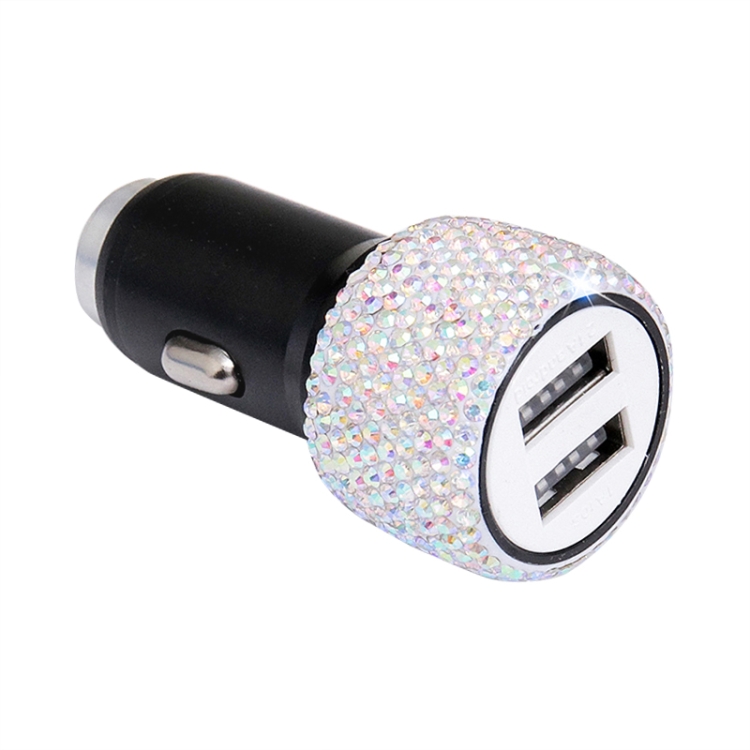 Diamond Car Dual USB Charge Mobile Phone Safety Hammer Charger(AB illusion) Diamond Car Dual USB Charge Mobile Phone Safety Hammer Charger(AB illusion)