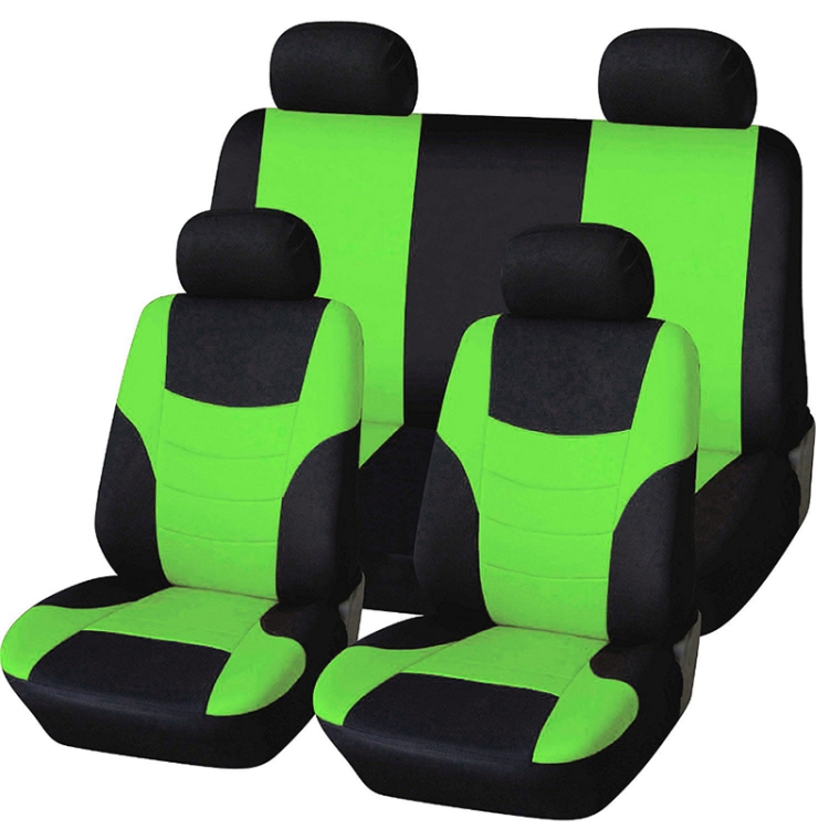 Universeller Autositzbezug Persönlichkeitsnähte Autostühle Schutzhülle Stoff  Autositzbezüge (grün)