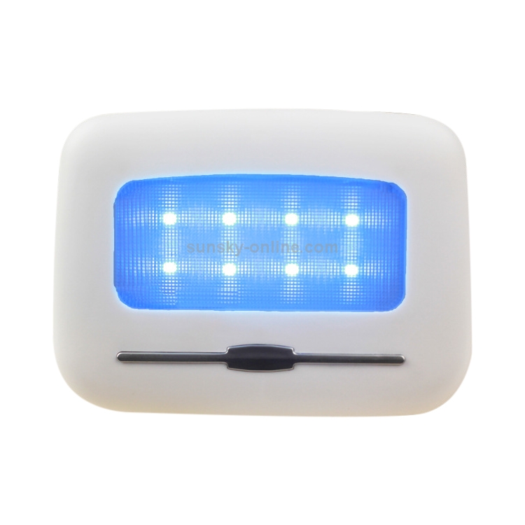 Auto-Innenraum Drahtlose intelligente elektronische Produkte  Auto-Leseleuchte Deckenleuchte LED-Nachtlicht, Lichtfarbe: Blaues Licht  (Weiß)