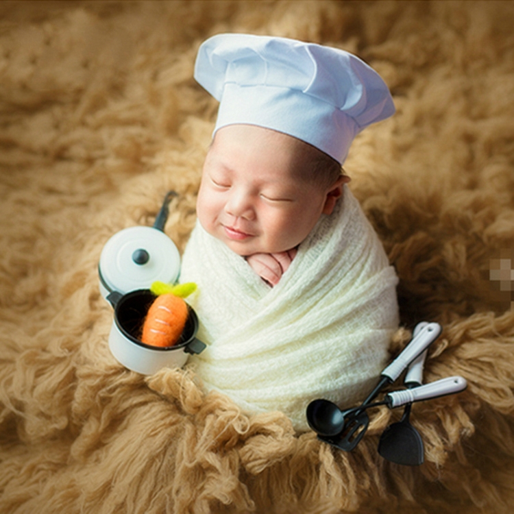 Wrap 1 Newborn Babies Photography Clothing Chef Theme Set