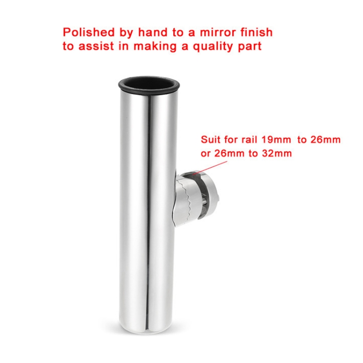Boat Fishing Rod Holder Stainless Steel Fishing Rod Stand for Boat Hardware  26mm-32mm 