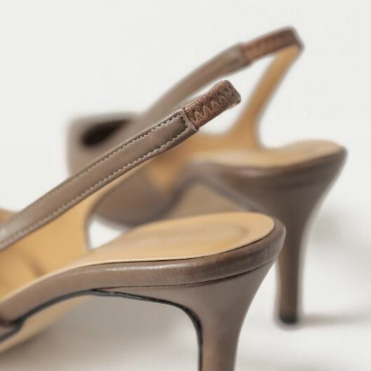Zapatos de fiesta casuales para mujer Tacones altos, Talla: 34 (Café 10CM)