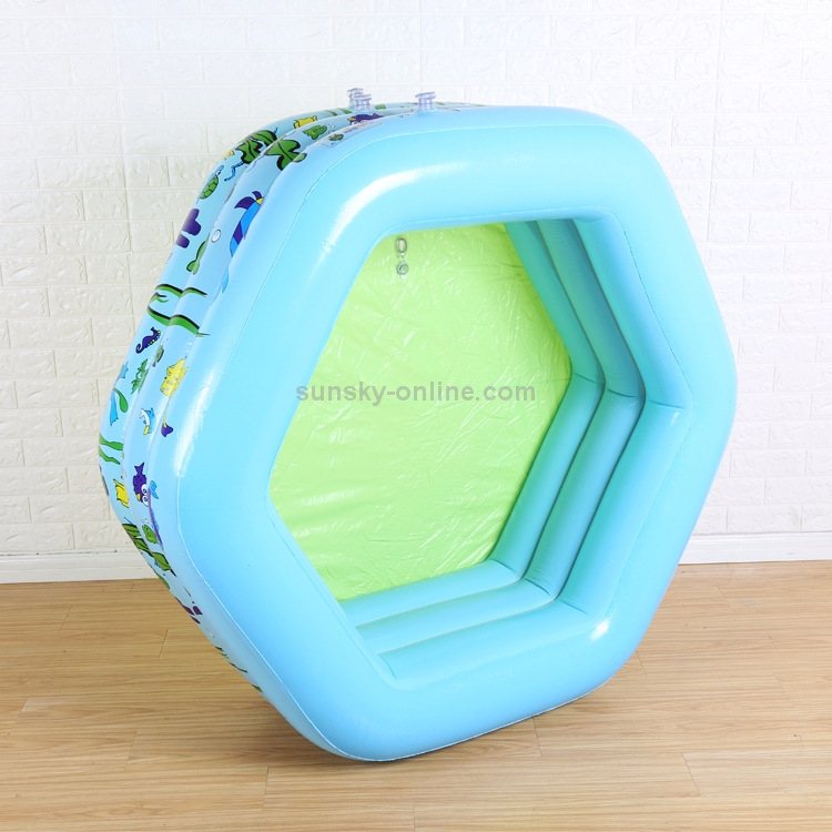 Baignoire hexagonale familiale pour enfants, piscine gonflable