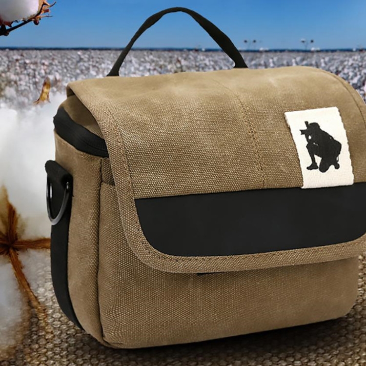 Universal DSLR Camera Shoulder Bag Canvas Photo Handbag, External size: 19 x 17 x 10mm(Black) - 5