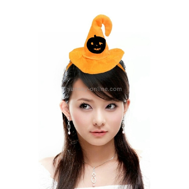 Cappello da strega di Halloween Abito da festa elegante Cappellino per  bambini Giocattoli da festa Cappellini Cosplay (zucca)