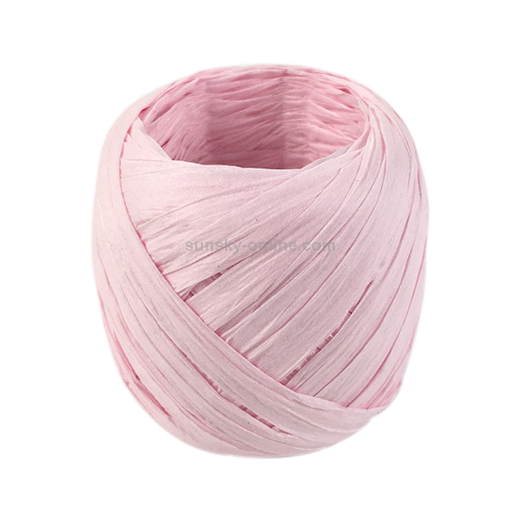 20Meters/Roll Raffia Ribbon Paper Rope Gift Box Wrapping DIY