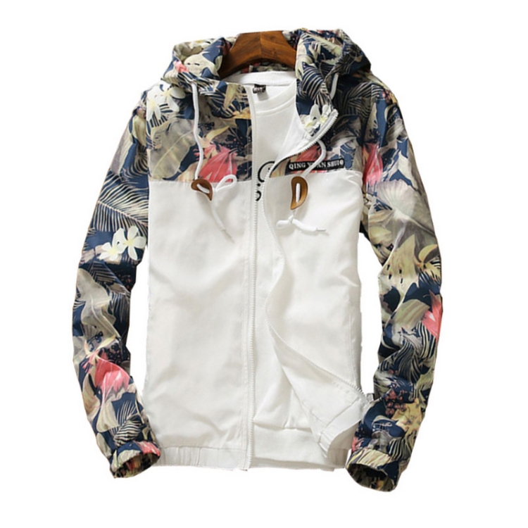Floral bomber jacket men clearance