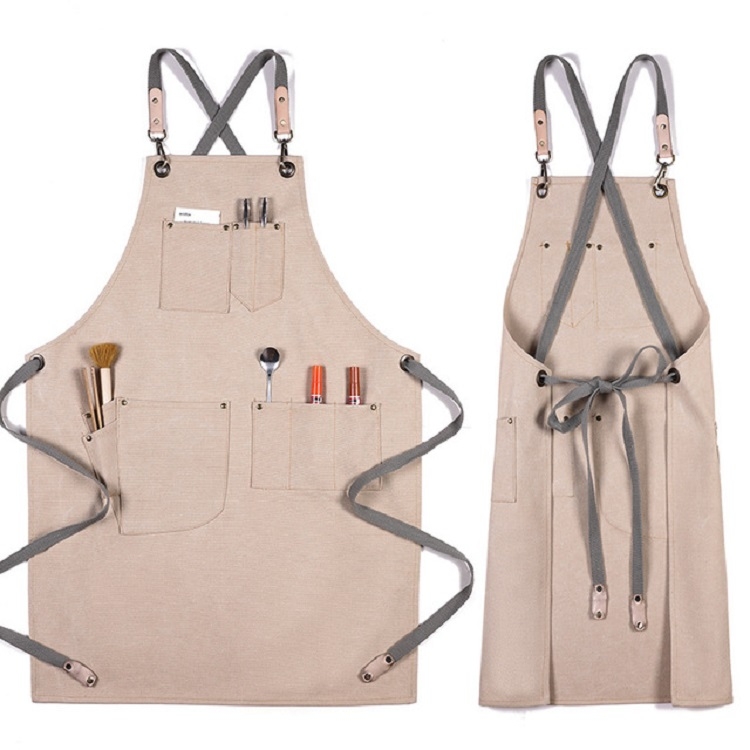 Canvas Apron (Khaki)