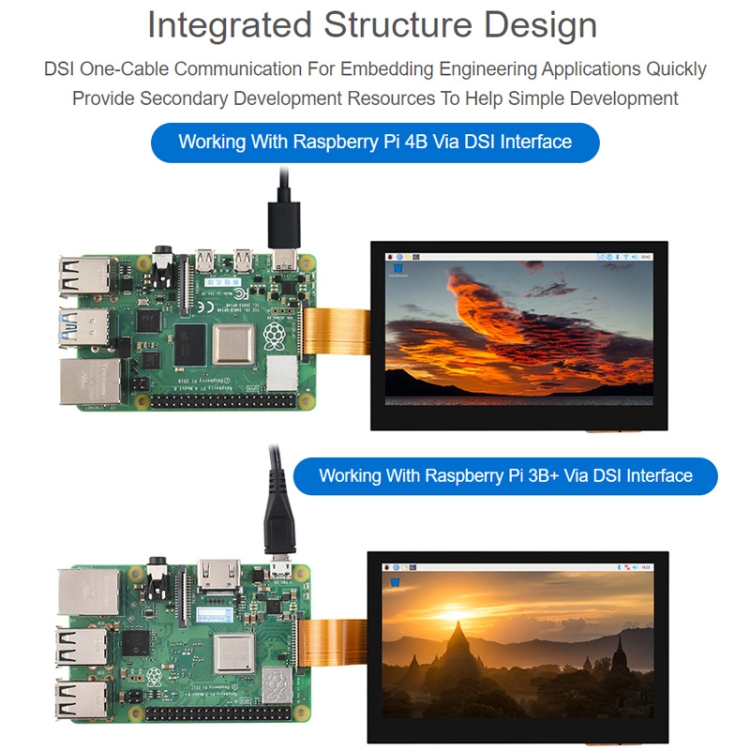 waveshare 11.9inch Capacitive Touch Display Compatible with Raspberry Pi  4B/3B+/3A+/CM3/3+/4 320×1480 Resolution IPS DSI Interface