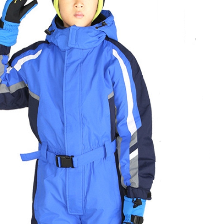 parque Natural administrar reemplazar Invierno Niños Grueso Cálido Impermeable Resistente al desgaste Mono Ropa  de esquí, Tamaño: 110 cm (Azul)