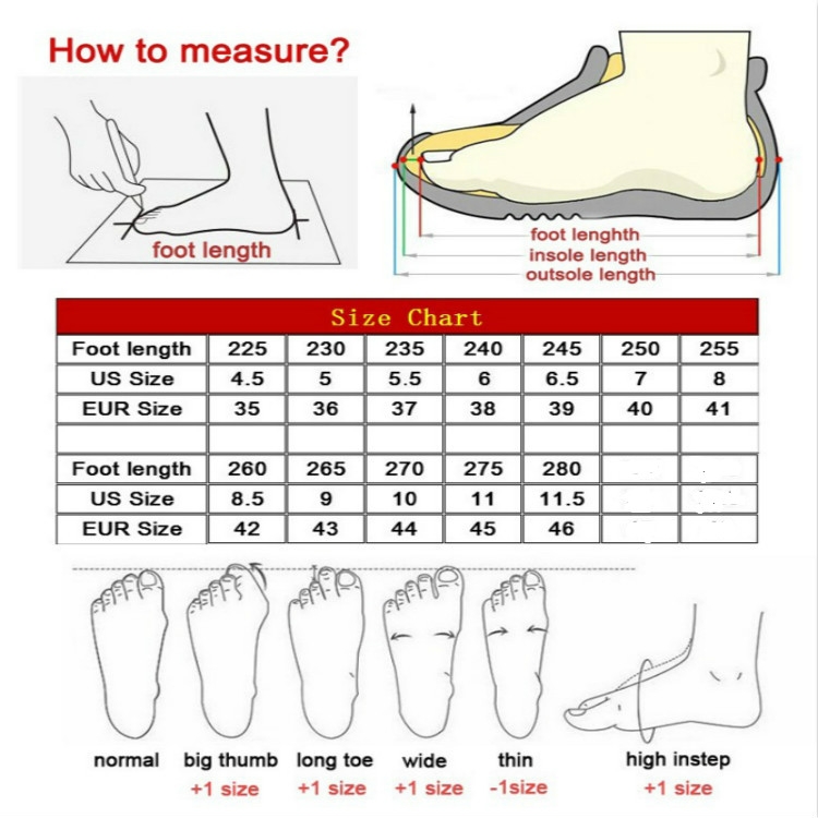 How to measure shoe size