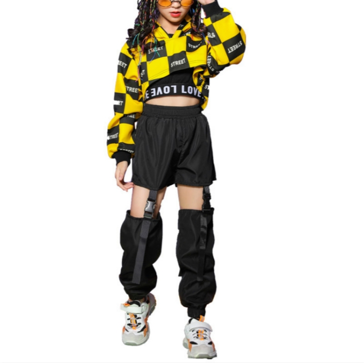 Buy LOLANTA Girls Hip Hop Dance Clothes Street Dance Outfit Crop Top Pants  Set Online at desertcartINDIA