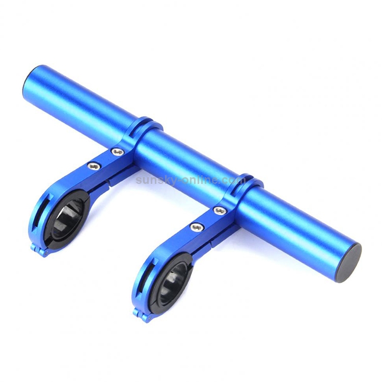 GZLCEU 1 estensione per manubrio, in lega di alluminio, per bicicletta, portatile, con 1 supporto per luce per GPS, fotocamera sportiva, torch, smartphone