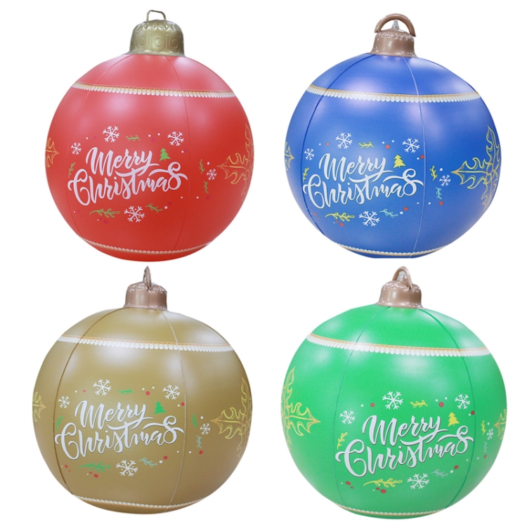 MT709 Yard Christmas Ornaments PVC Inflatable Balls(Blue)