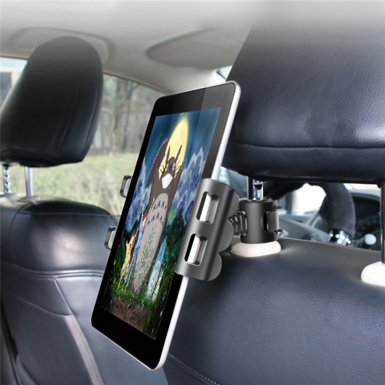 Universal Adjustable Car Tablet Stand Holder Car Seat Back Bracket For 4-11 Inch Tablet(Black) Universal Adjustable Car Tablet Stand Holder Car Seat Back Bracket For 4-11 Inch Tablet(Black)