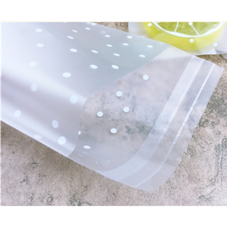 100Pz Sacchetti Natalizi Autoadesivi Sacchetti Cellophane Trasparenti