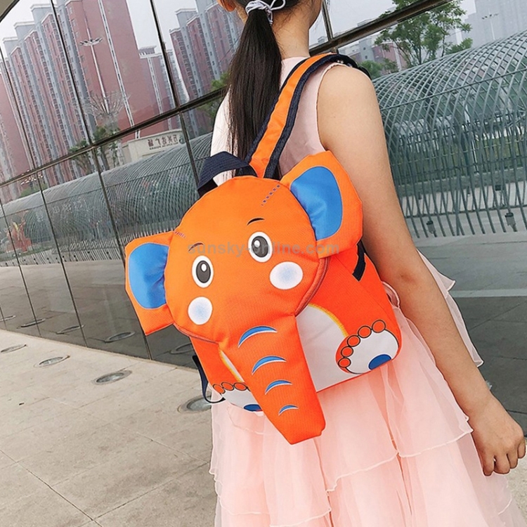 Elephant School Backpack for Children Cute 3D Animal Kids School