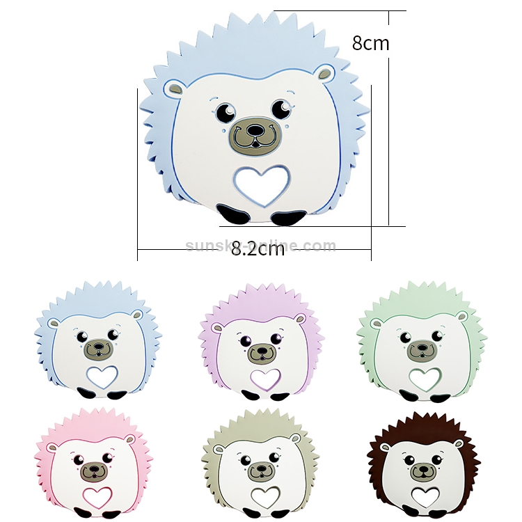 Sucette En Silicone Herisson Bebe Dentition Mere Et Bebe Fournitures Jouet Molaire Infantile Creatif Rose