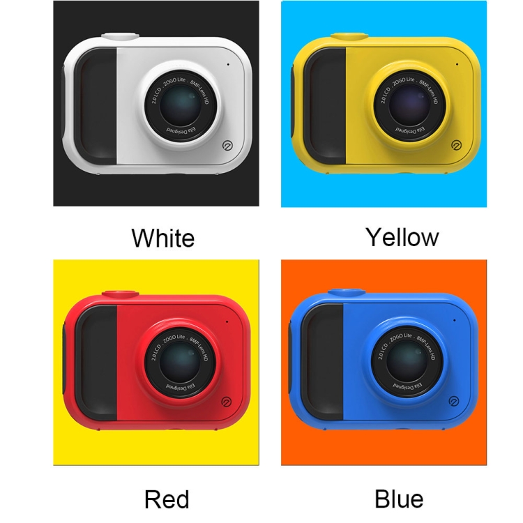Puzzle para niños, cámara digital para ejercicios con memoria incorporada, lente gran angular de 120 grados (rojo) - 4