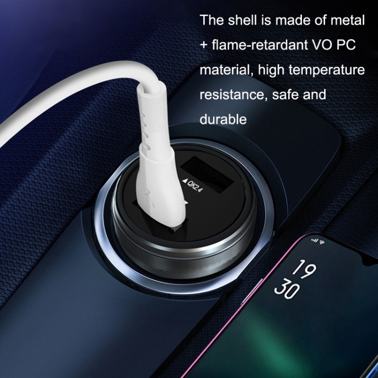 QIAKEY GX739 Dual USB Fast Charge Car Charger(Red) QIAKEY GX739 Dual USB Fast Charge Car Charger(Red)