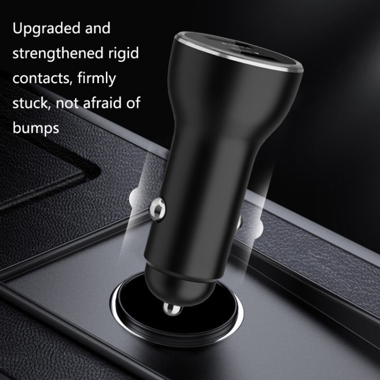 QIAKEY QK505 Dual Ports Fast Charge Car Charger(Black) QIAKEY QK505 Dual Ports Fast Charge Car Charger(Black)