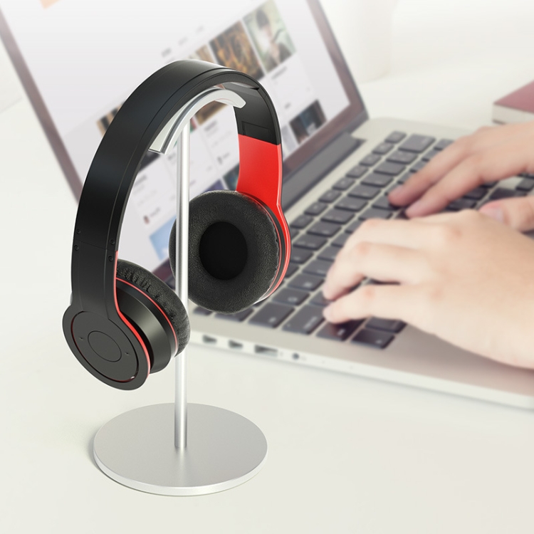 Aluminum Alloy Headset Bracket Weaving Headset Metal Display Stand(Black) Aluminum Alloy Headset Bracket Weaving Headset Metal Display Stand(Black)