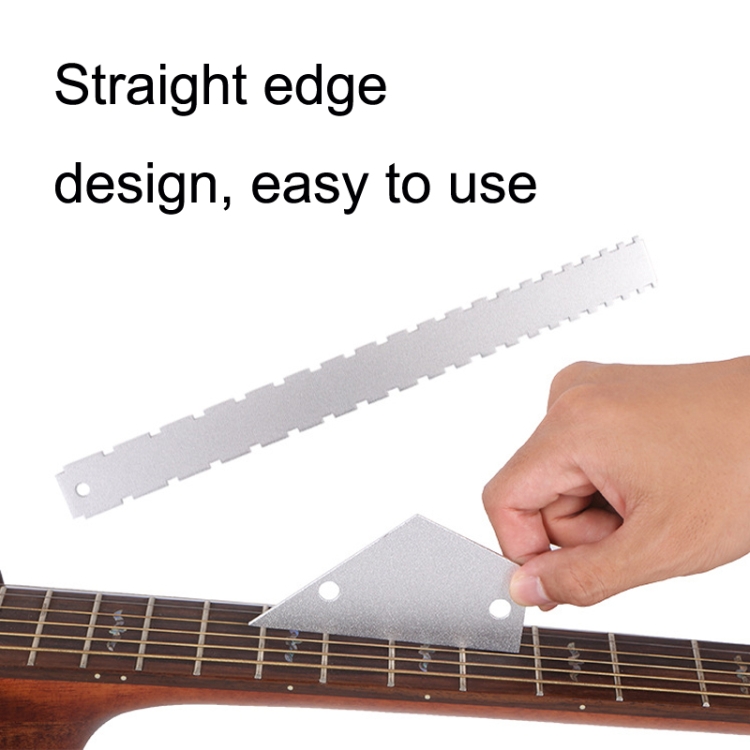 GNR1 Aluminium Measurement Bass Guitar Neck Ruler, ColourGold