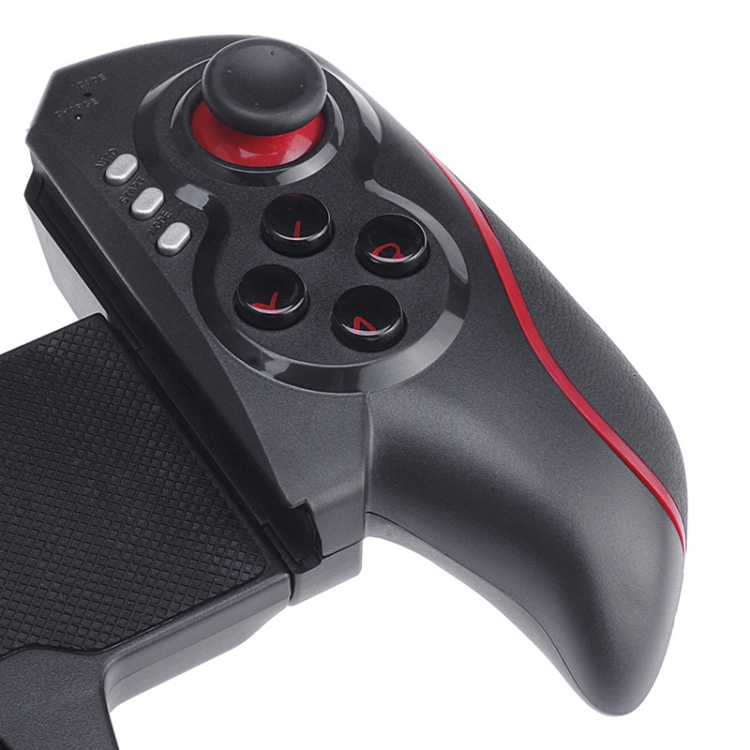 BTC-938 Wireless Bluetooth Telescopic Multifunctional Gamepad for Android / IOS / PC System(Black Red) BTC-938 Wireless Bluetooth Telescopic Multifunctional Gamepad for Android / IOS / PC System(Black Red)