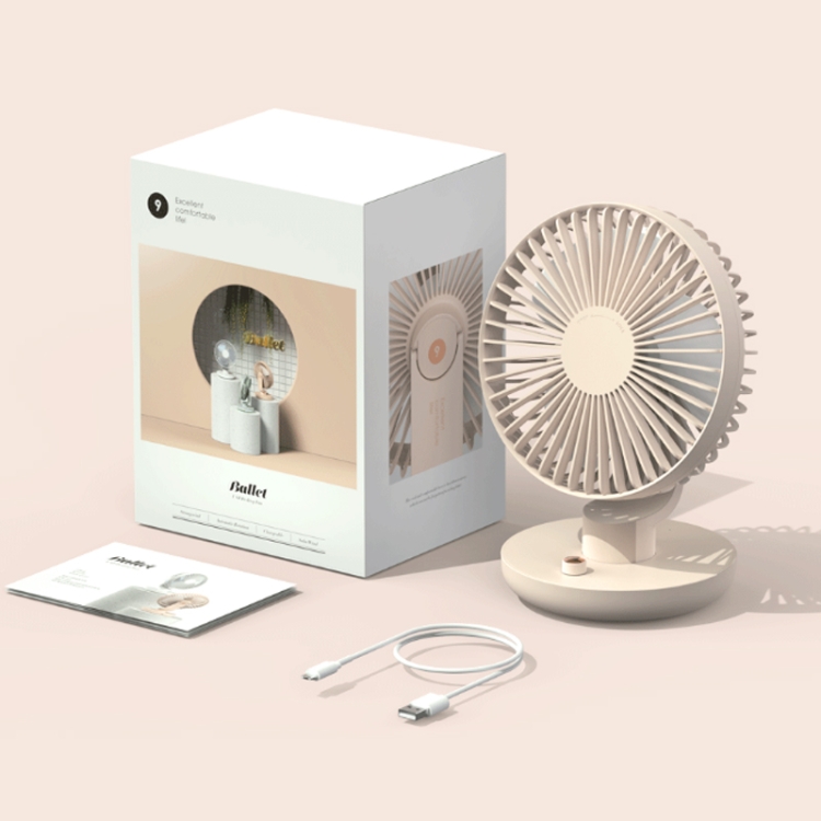 Creativo USB ricaricabile Mini ventilatore silenzioso desktop ad