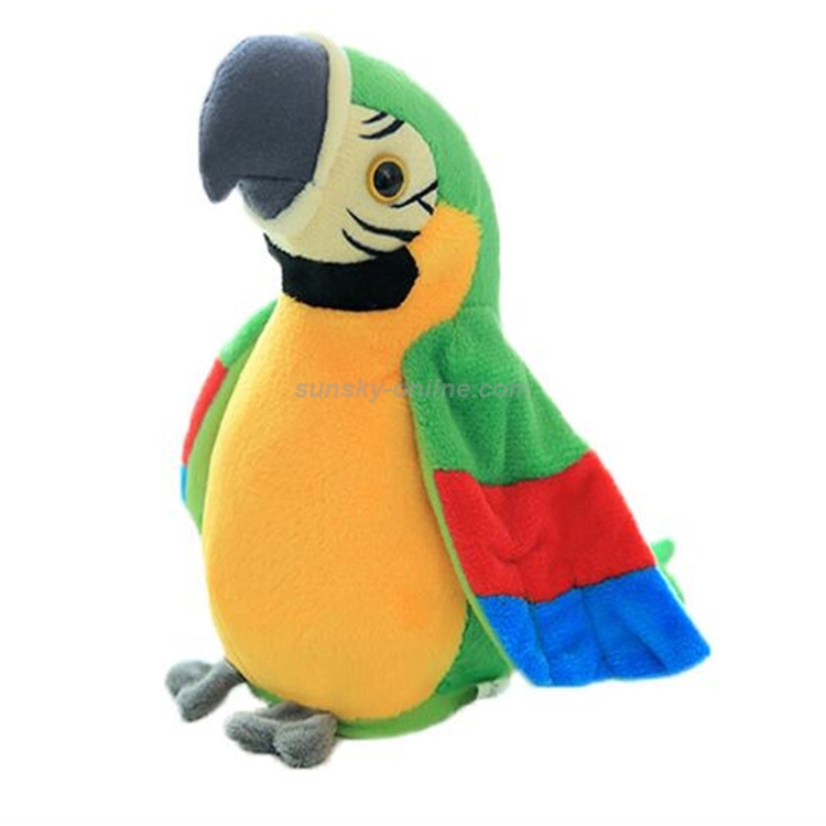 Plush Toy Parrots Recording Talking Parrots Will Twist the Fan